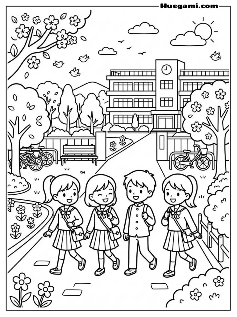 Anime School Friends