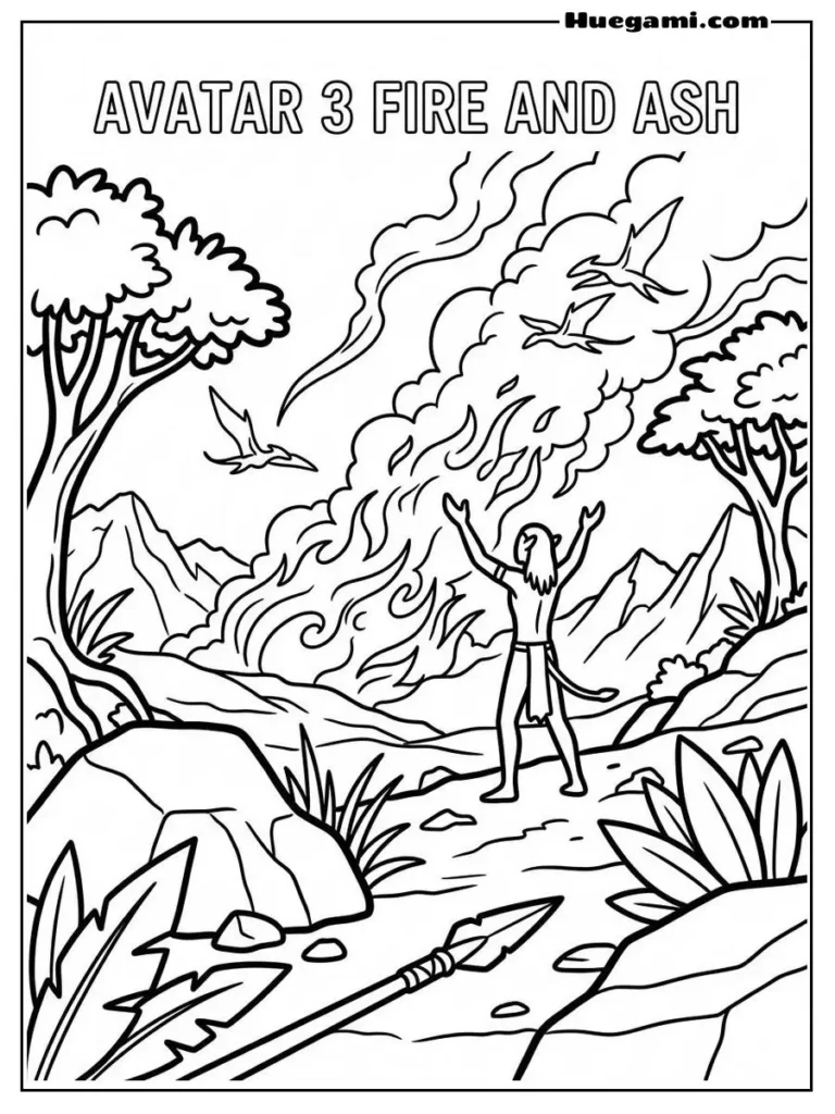 Avatar 3 Fire And Ash 2025 Illustration