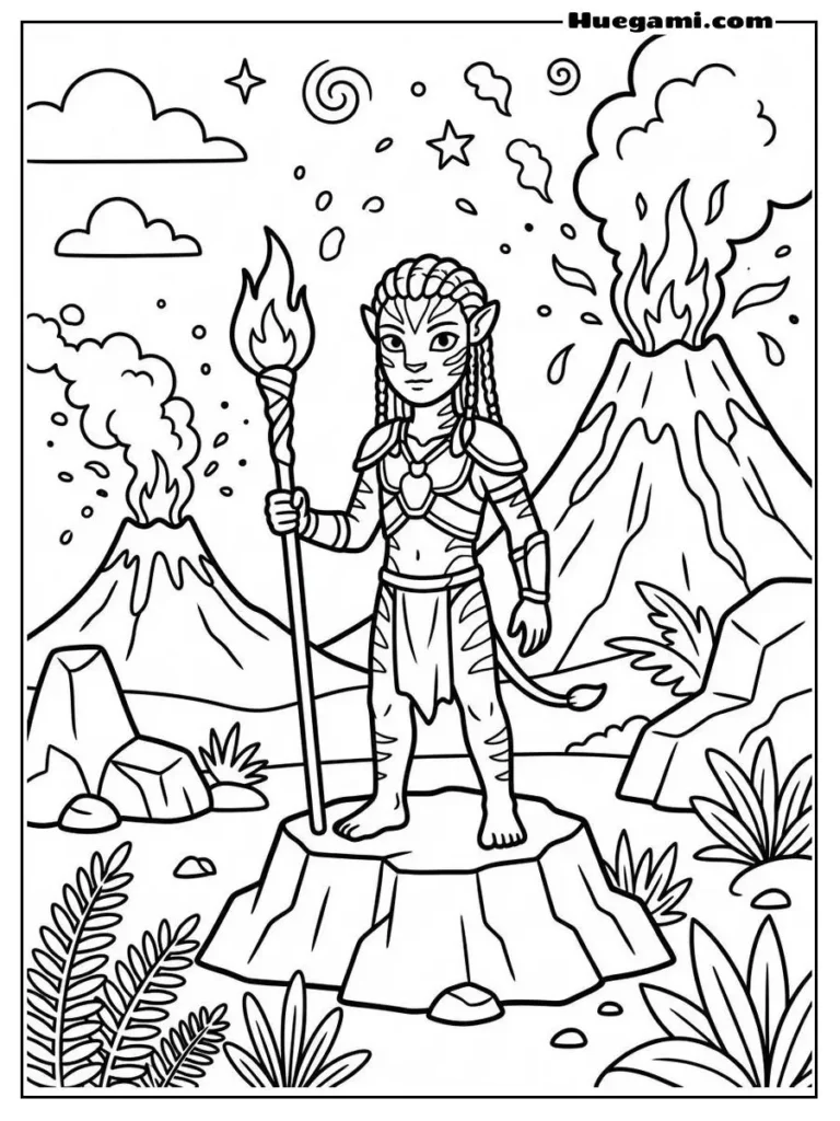 Avatar Fire And Ash 2025 Illustration