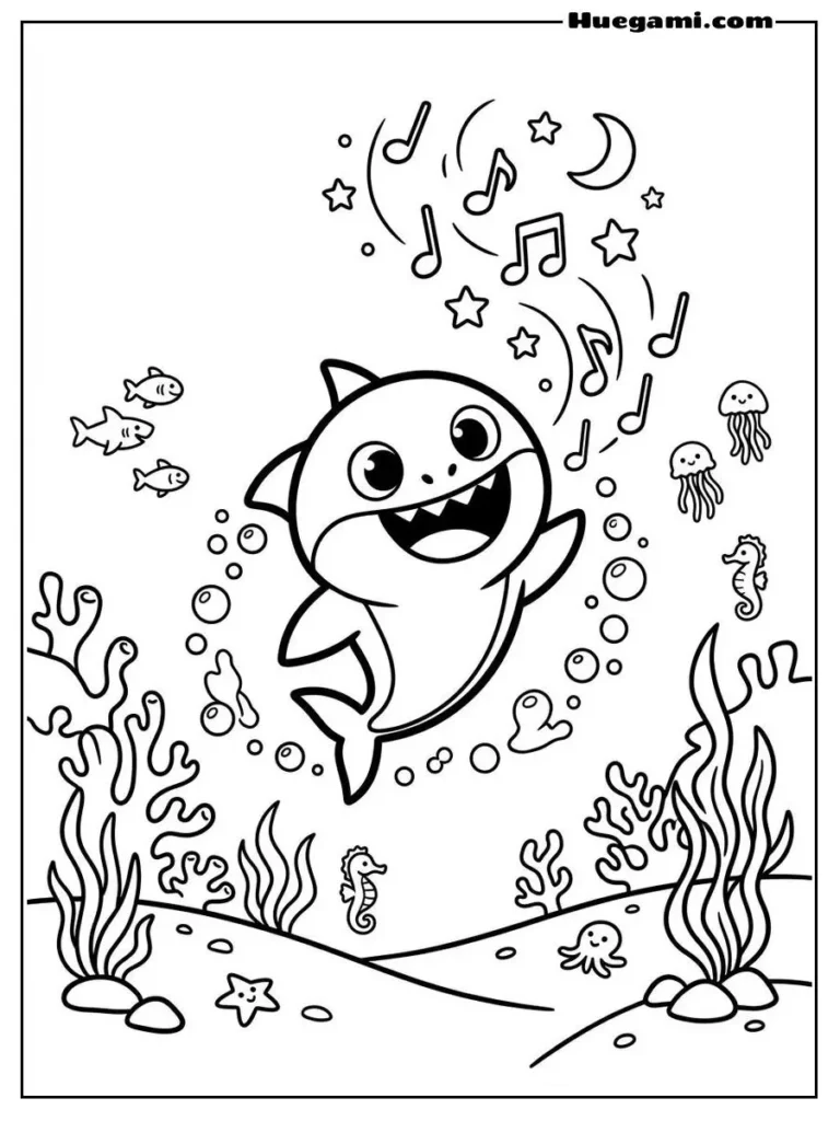Baby Shark Singing Underwater