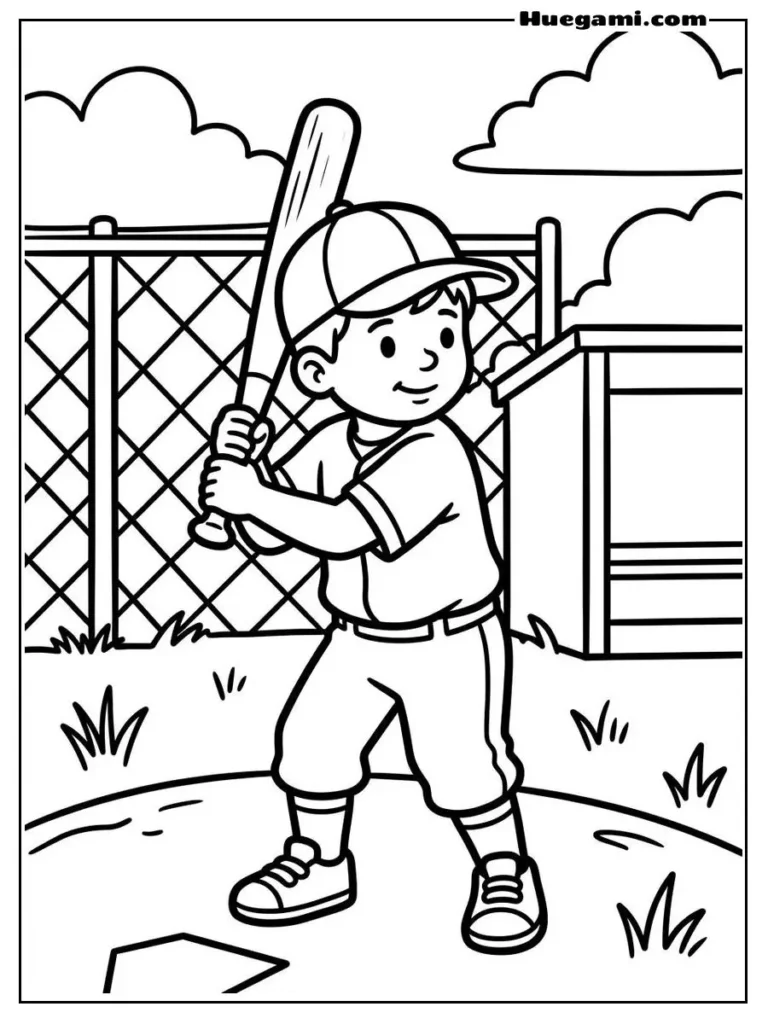 Baseball For Preschoolers Easy To Paint