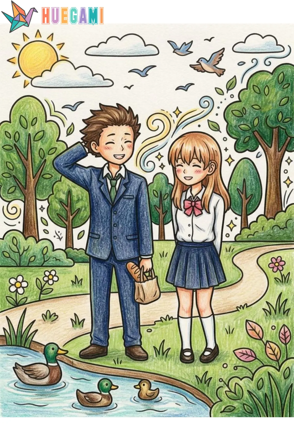 A silent voice coloring page