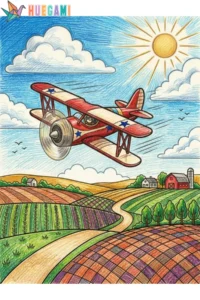 airplane coloring sheets featured image