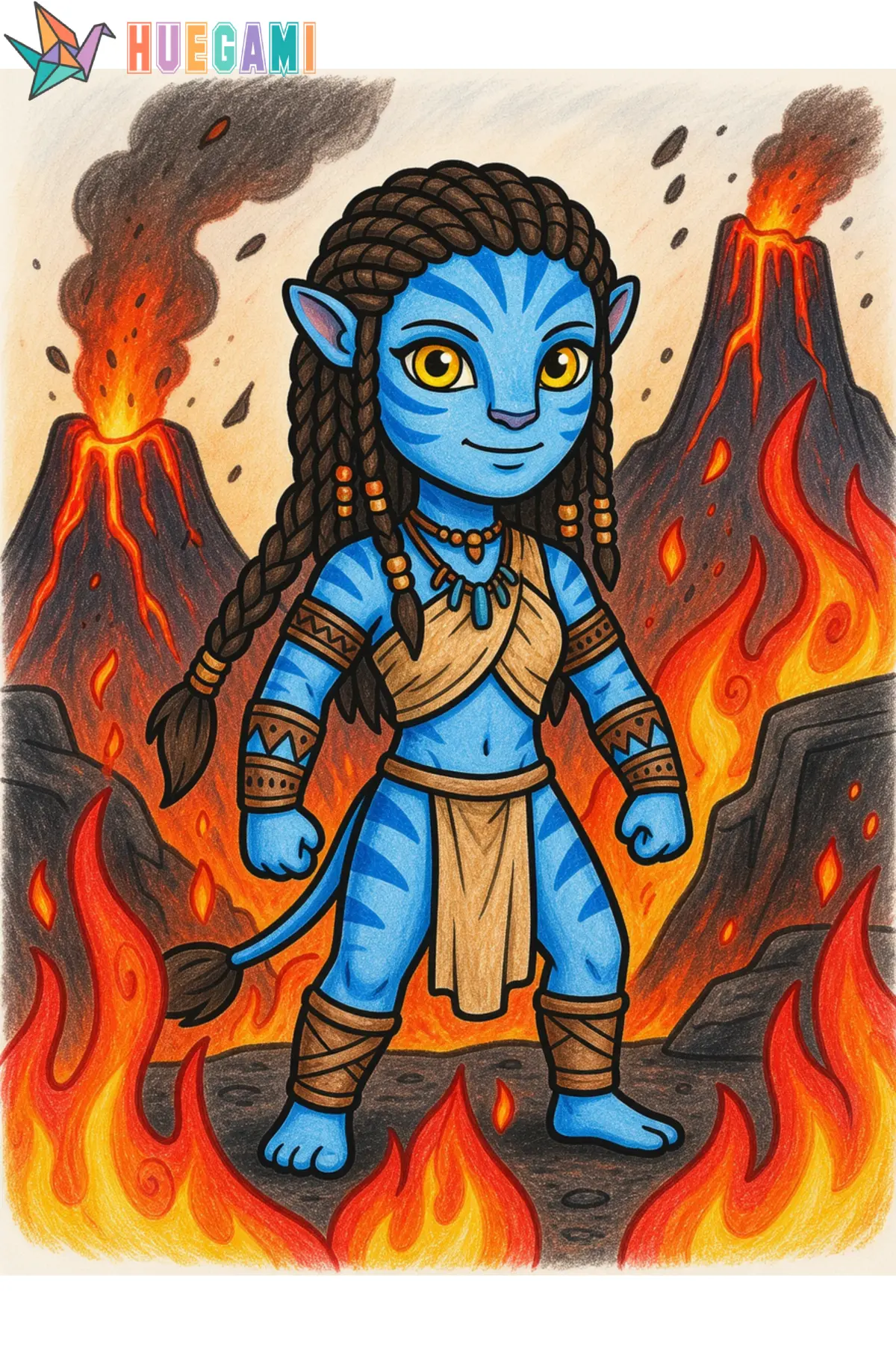 Avatar 3 coloring page