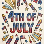 4th of july coloring sheets featured image