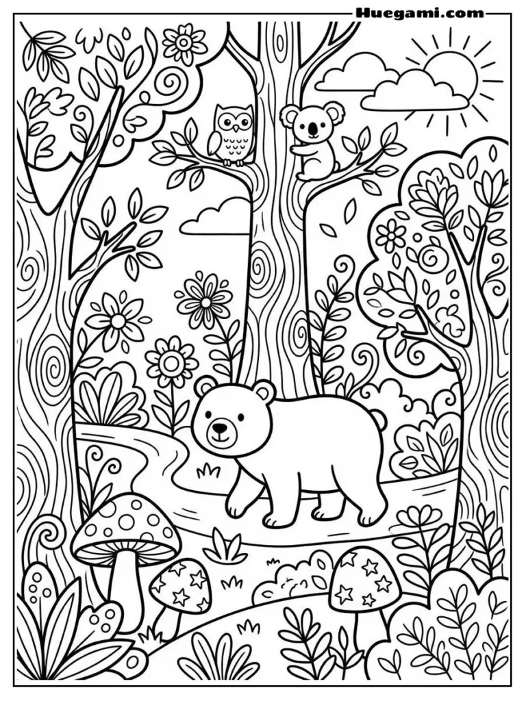 A Bear In The Forest