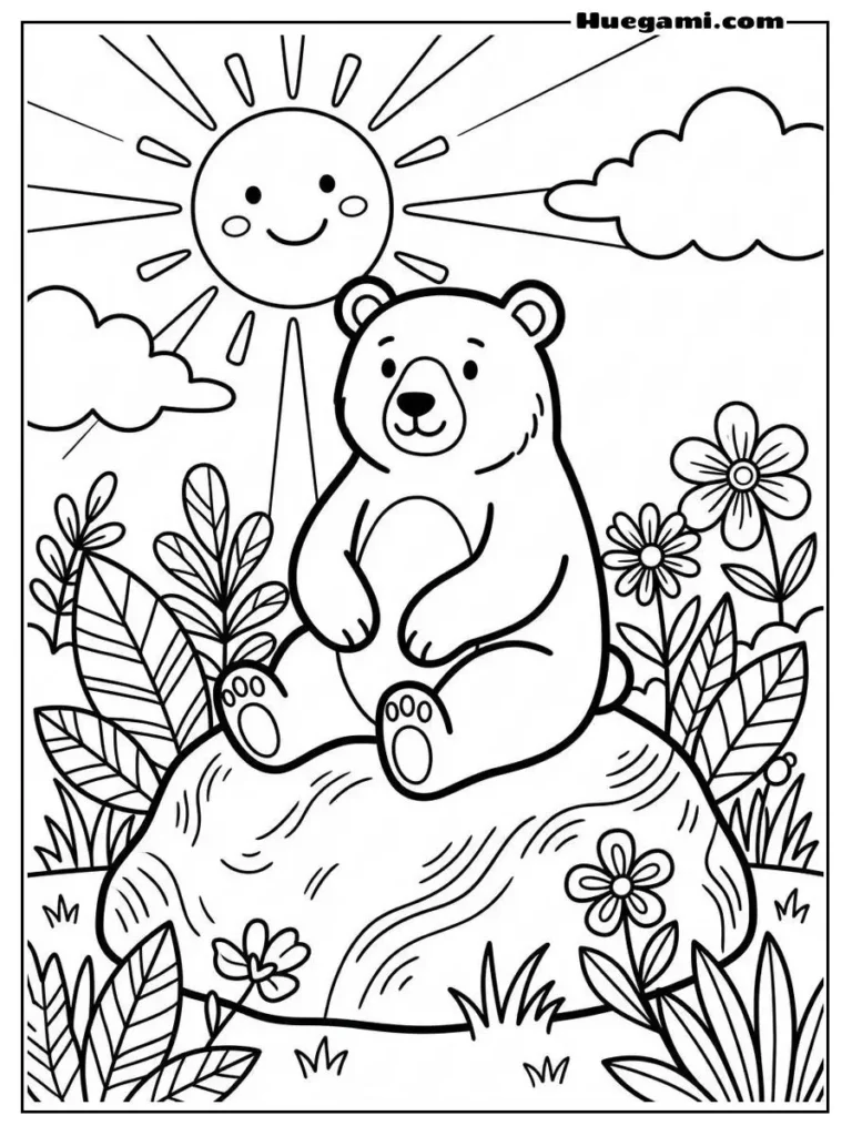 A Bear Sitting