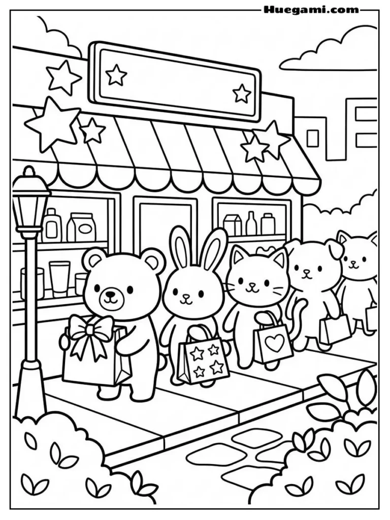 Adorable Animal Shoppers