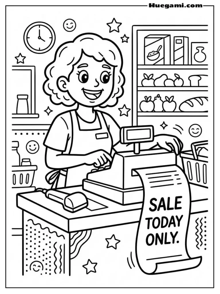 Cheerful Cashier