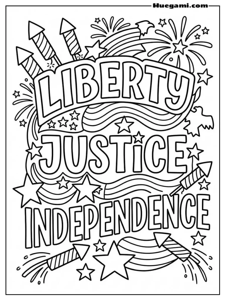 Fourth Of July Typography Artwork