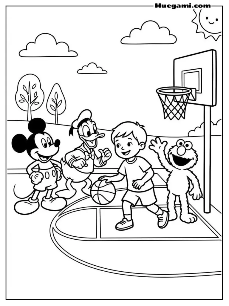 Mickey Mouse Donald Duck Elmo