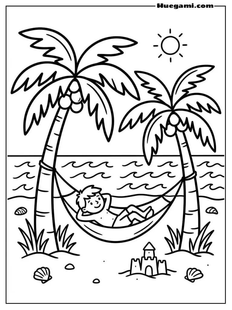 Palm Tree Paradise Illustration