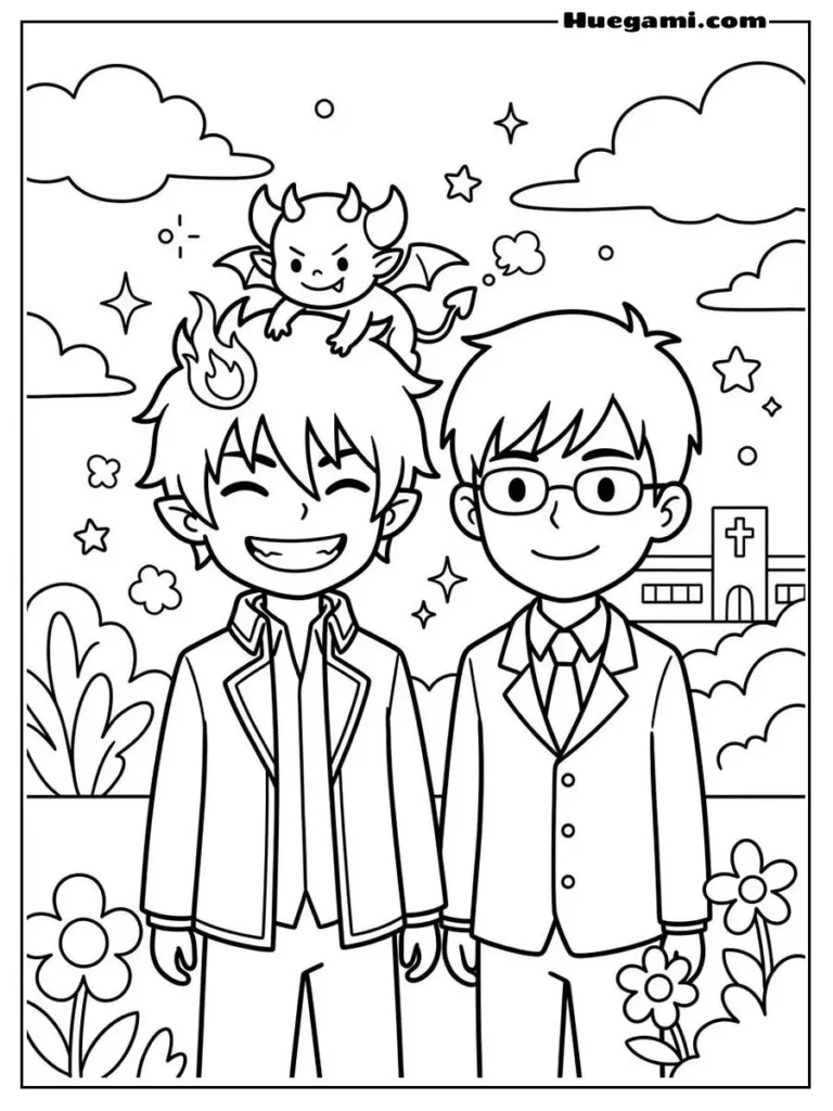 Rin And Yukio Smiling Side