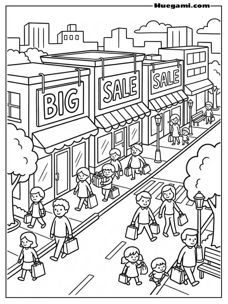Shopping Street Setting