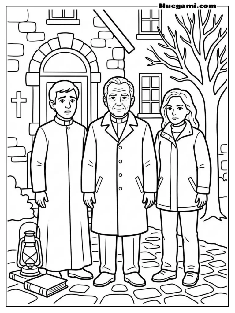 The Exorcist Team Standing Together