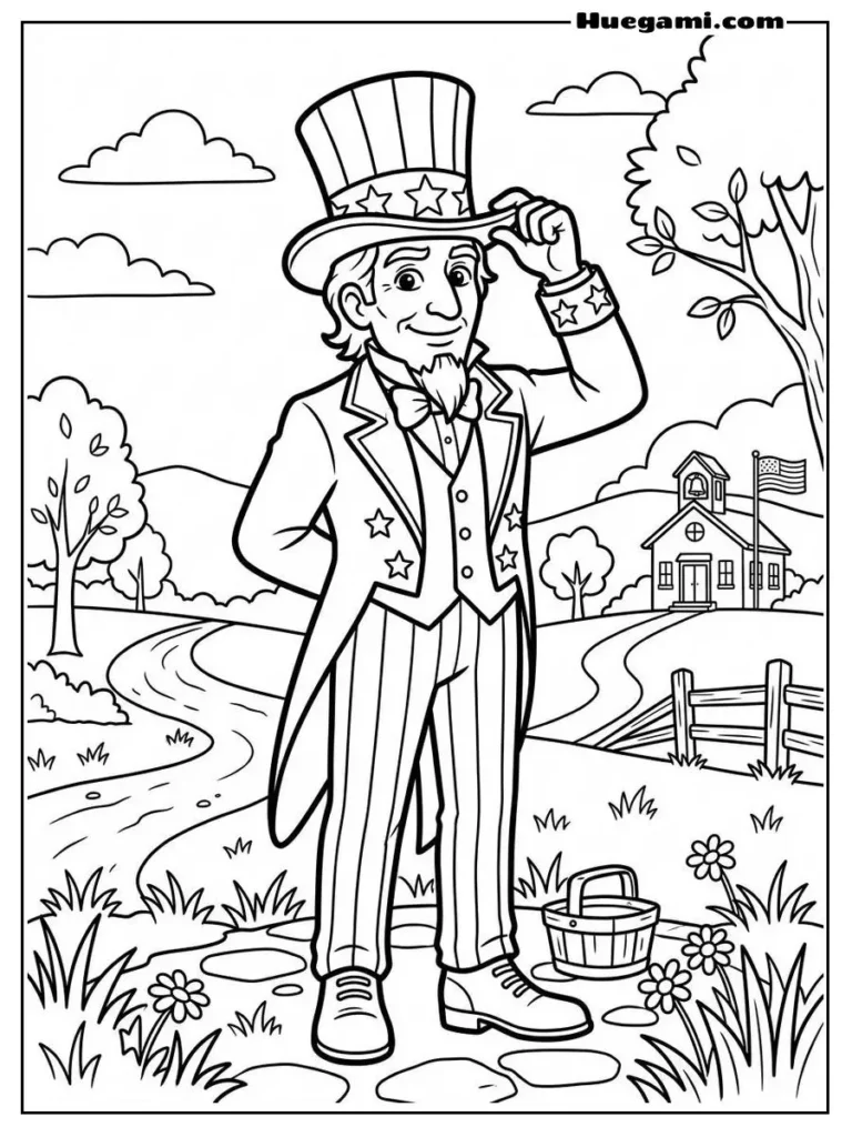 Uncle Sam Tipping His Hat
