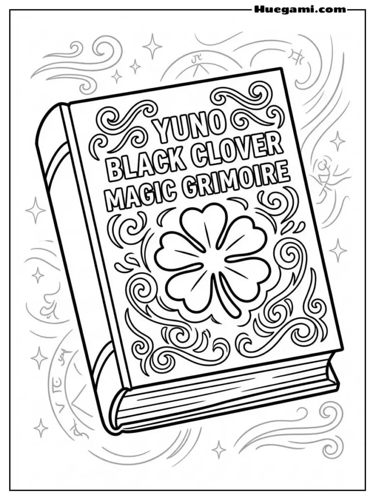 Yuno Black Clover Magic Grimoire