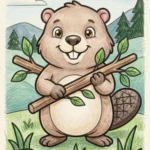 beaver coloring sheets featured image
