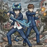 blue exorcist coloring sheets featured image