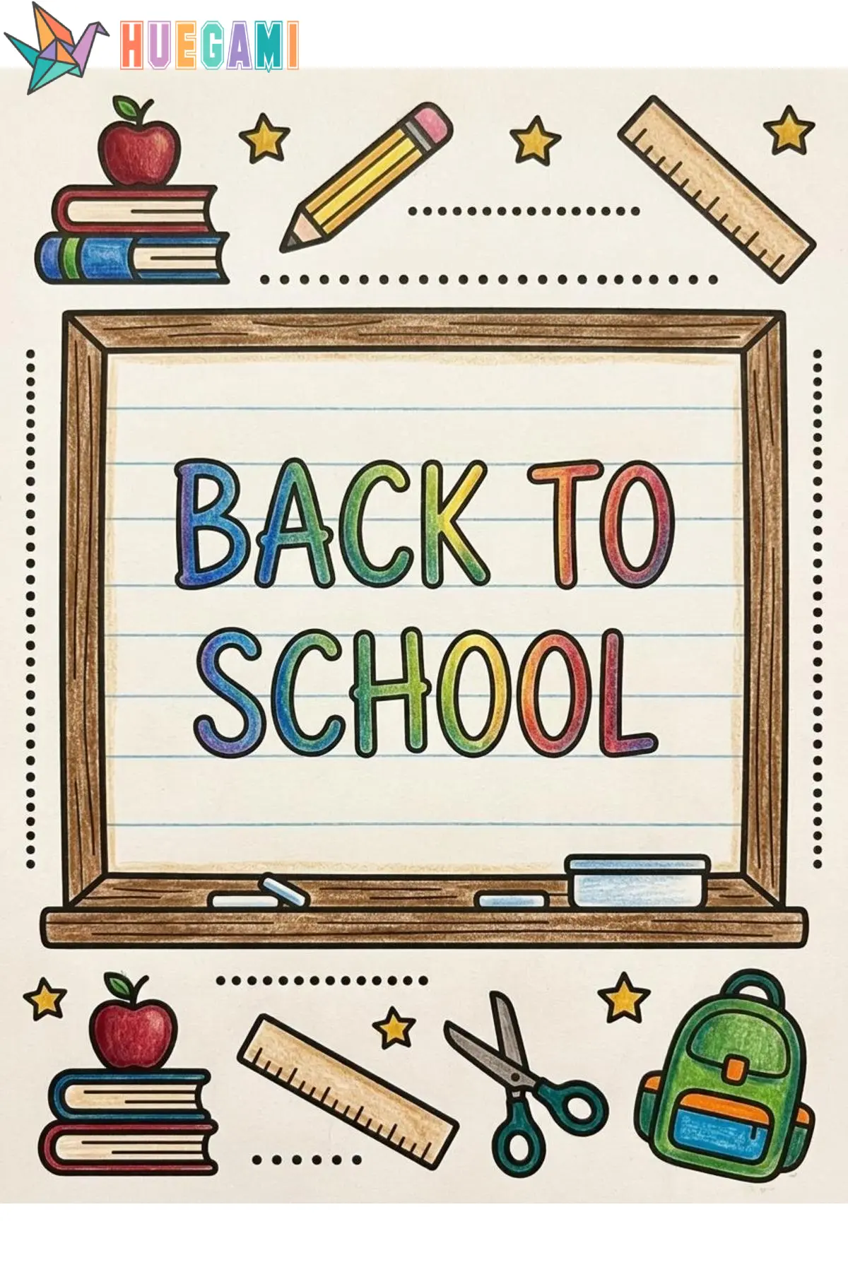 back to school coloring sheets featured image