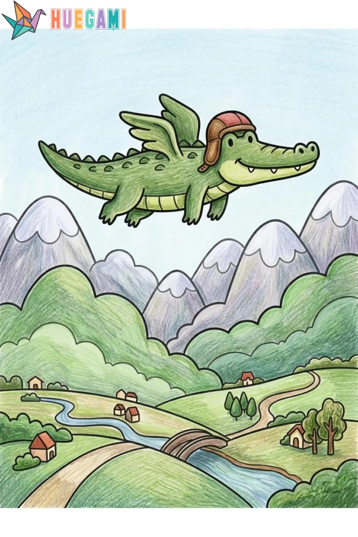 bombardiro crocodilo coloring sheets featured image