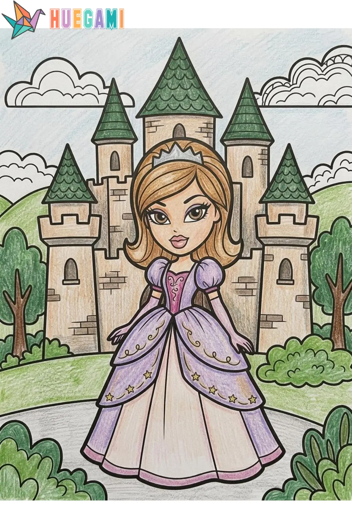 bratz doll coloring sheets featured image