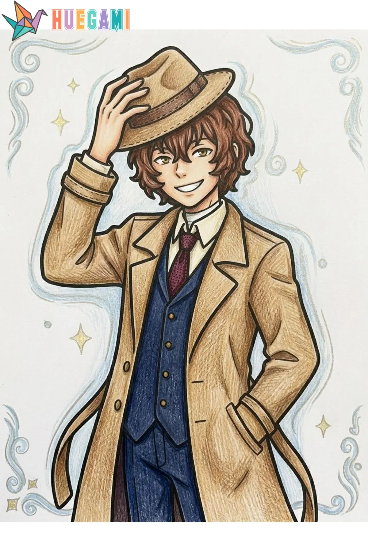 bungou stray dogs coloring sheets featured image