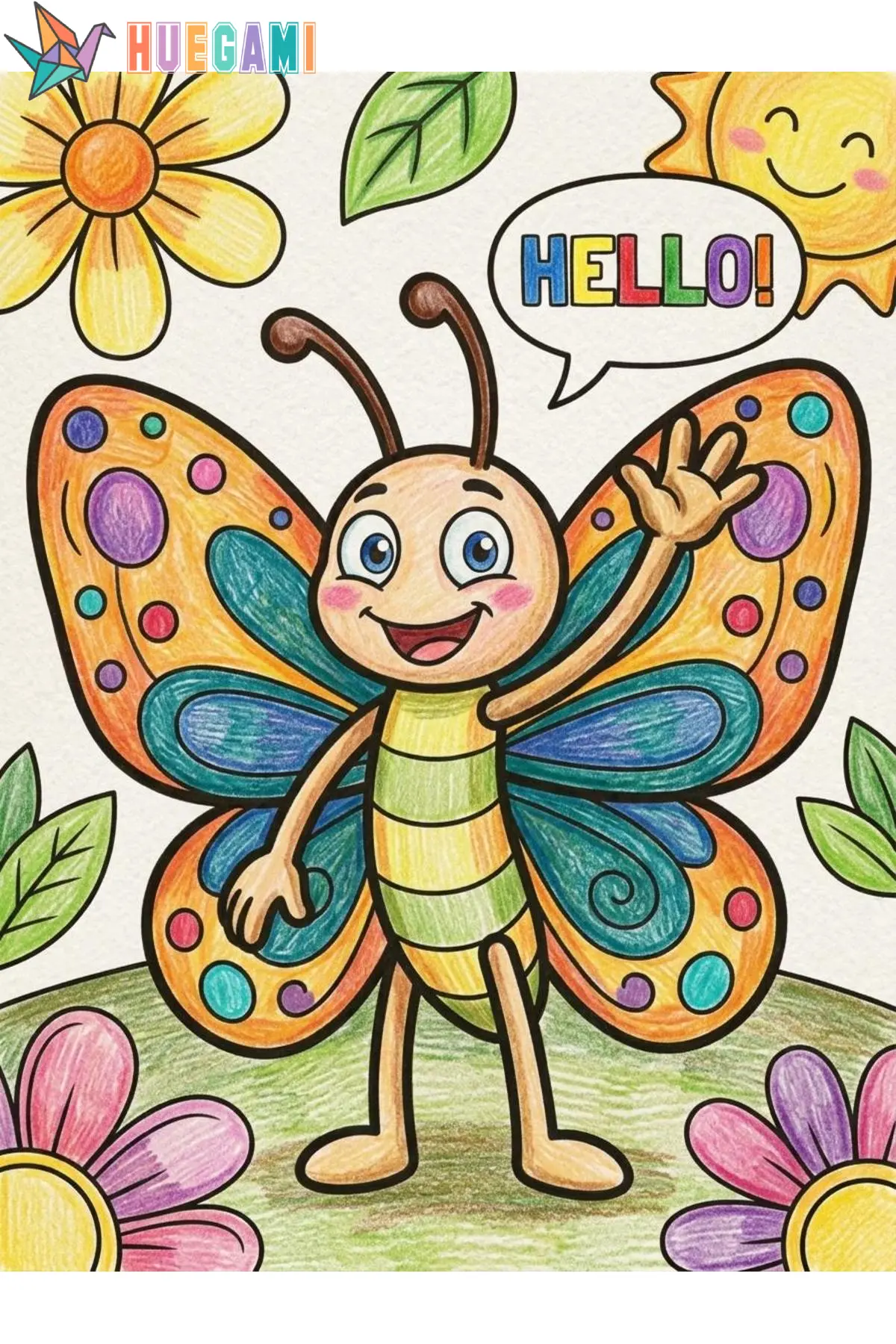 butterfly coloring sheets featured image