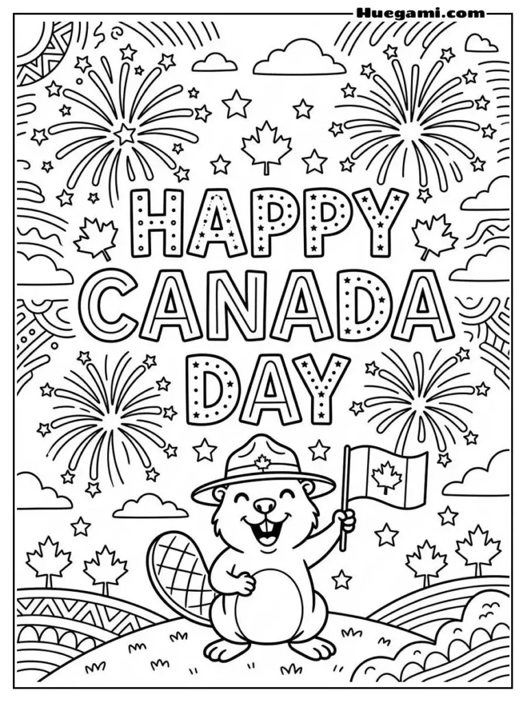 Canada Day Street Festival Illustration
