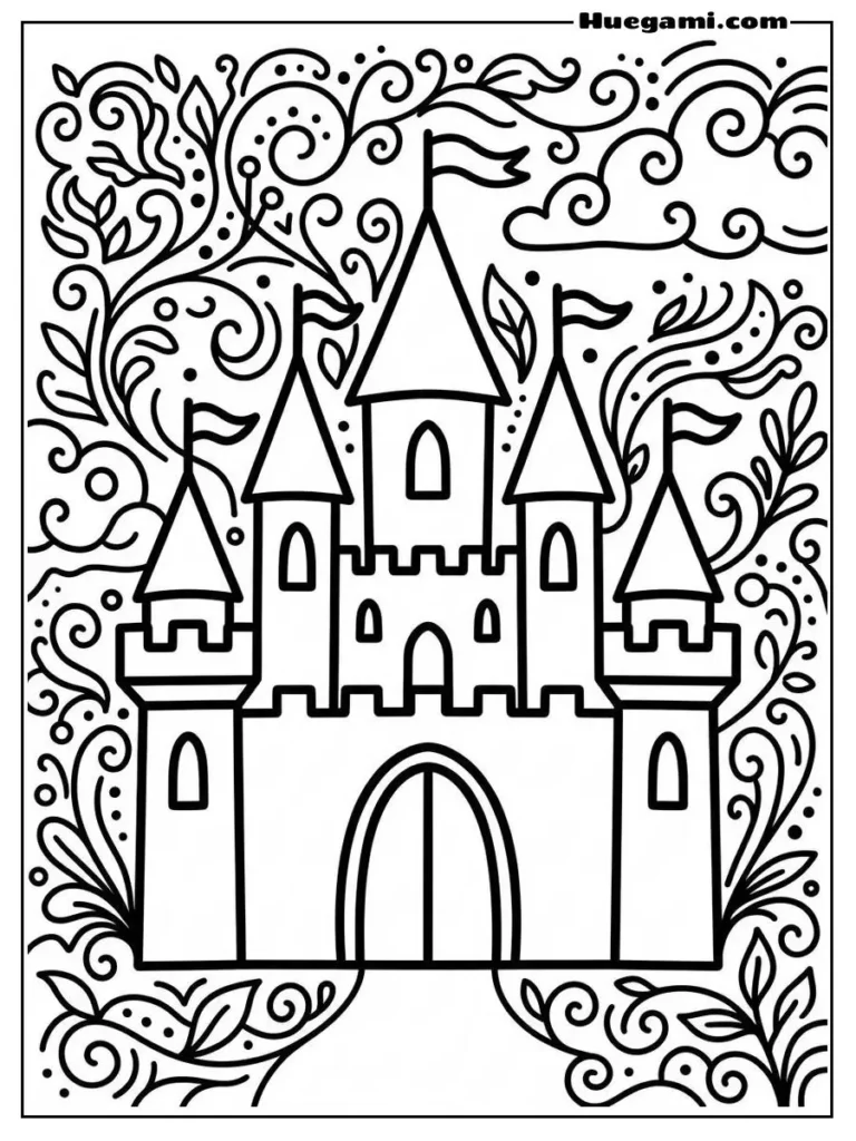 Printable Castle Coloring Sheets Kids Will Love 27 Classic Storybook