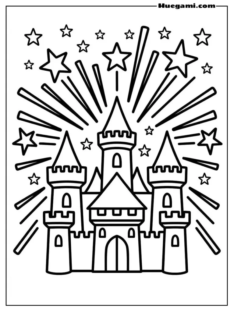 Printable Castle Coloring Sheets Kids Will Love 31 Crystal Adorable