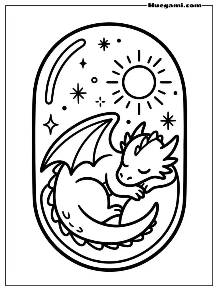 Dragon Capsule Illustration