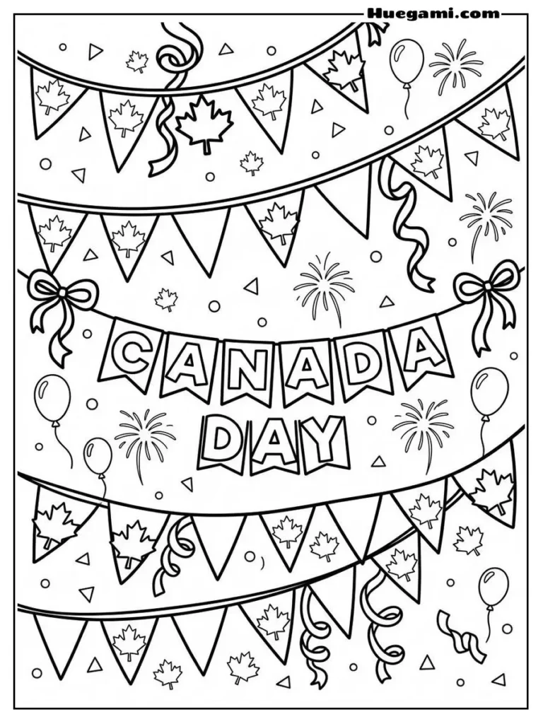 Fireworks Over Ottawa Parliament Illustration