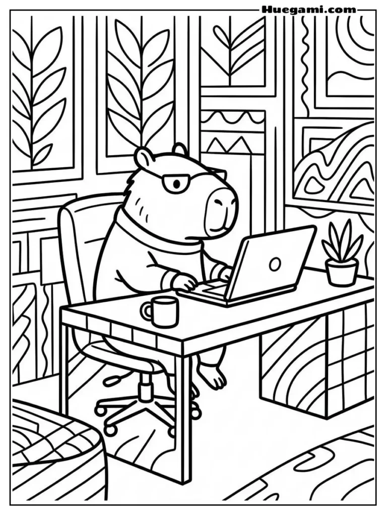 Working At A Desk Modern