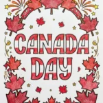canada day coloring sheets featured image