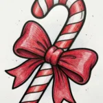candy cane coloring sheets featured image
