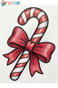 candy cane coloring sheets featured image