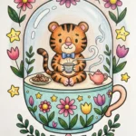 capsule creatures coloring sheets featured image