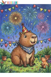 capybara coloring sheets featured image