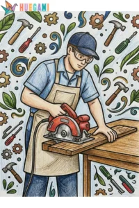 carpenter coloring sheets featured image