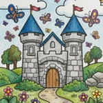 castle coloring sheets featured image
