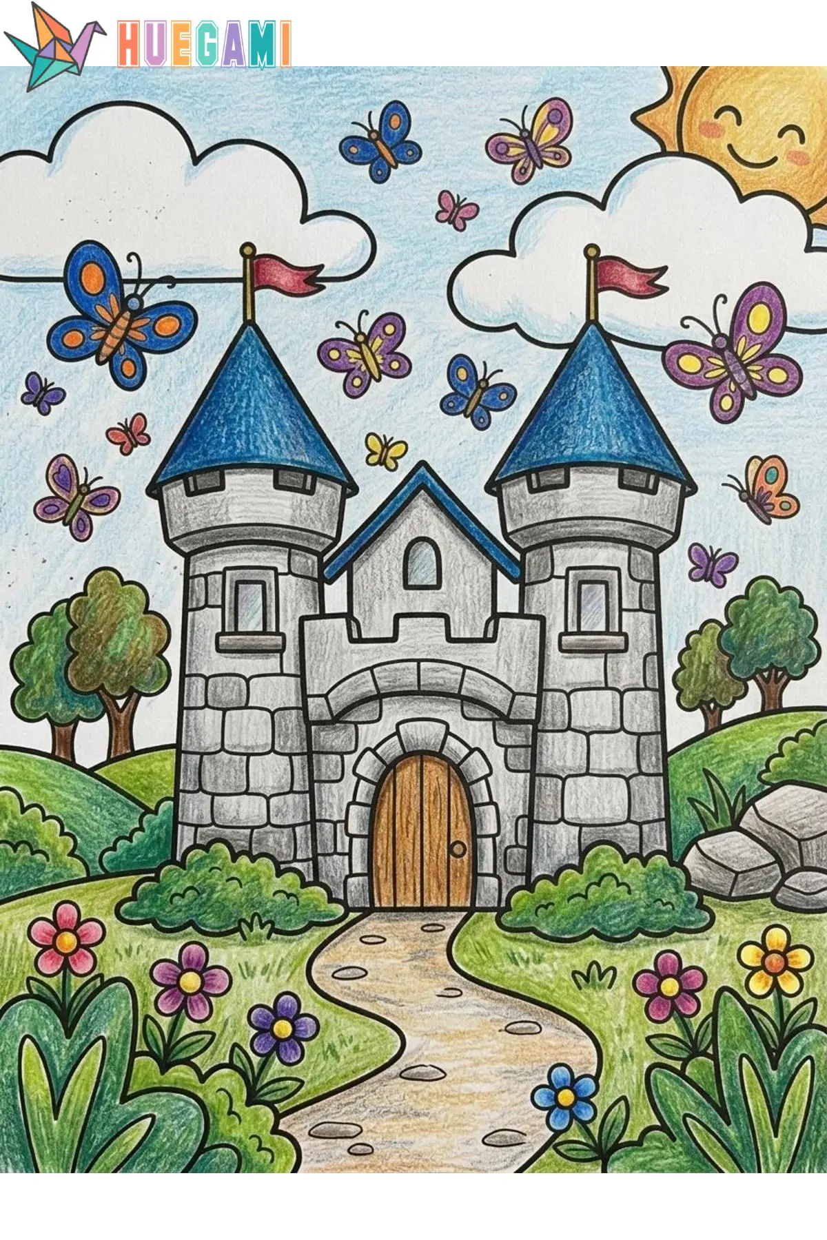 castle coloring sheets featured image