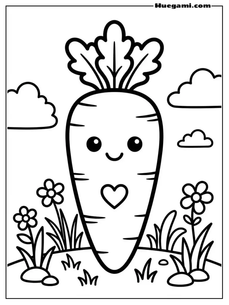 A Easy Carrot With A Small Heart