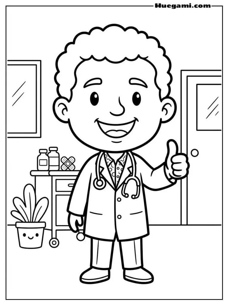 Cartoon Doctor Illustration