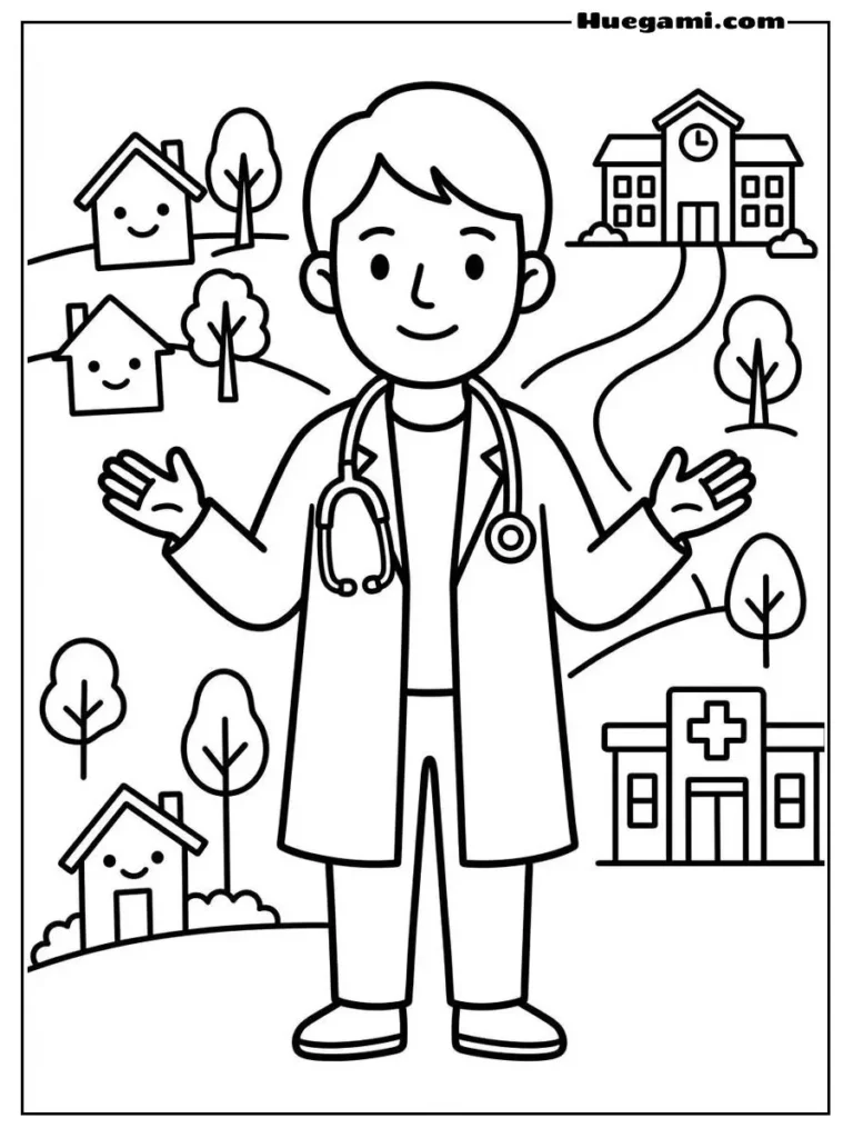 Community Doctor Illustration