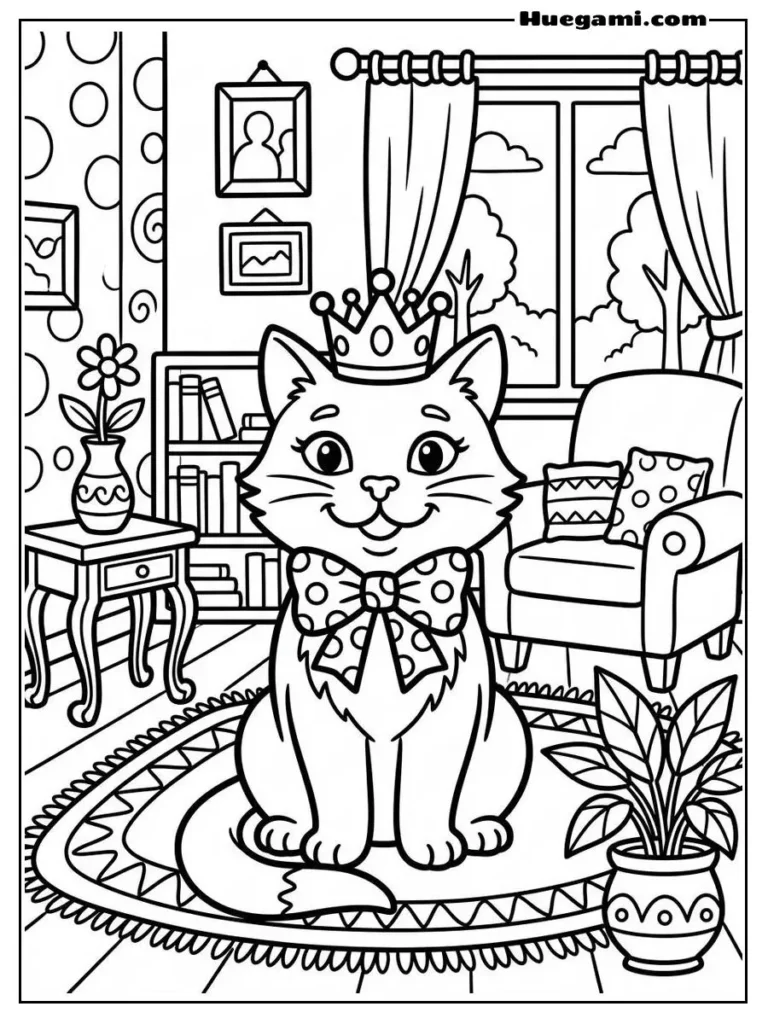 Fabulous Cat Sitting On A Room