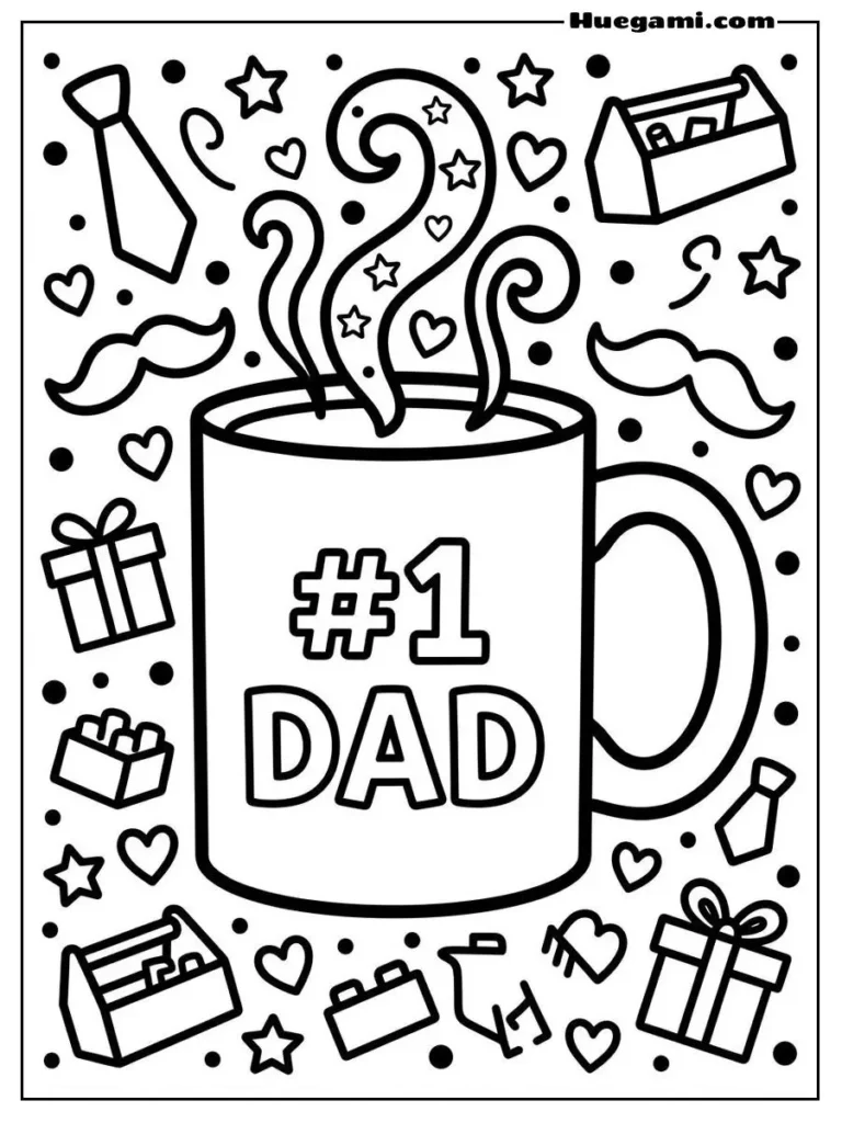 Father s Day Certificate Illustration