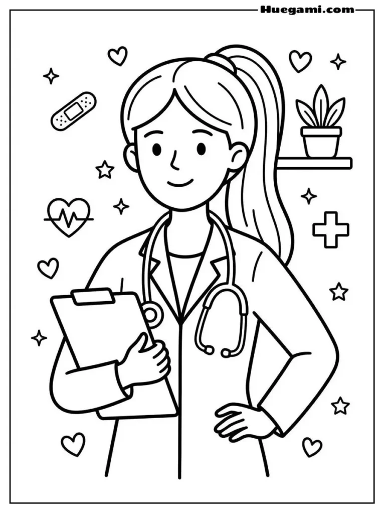 Female Doctor Illustration