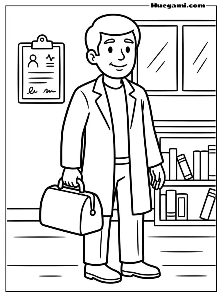 Male Doctor Illustration