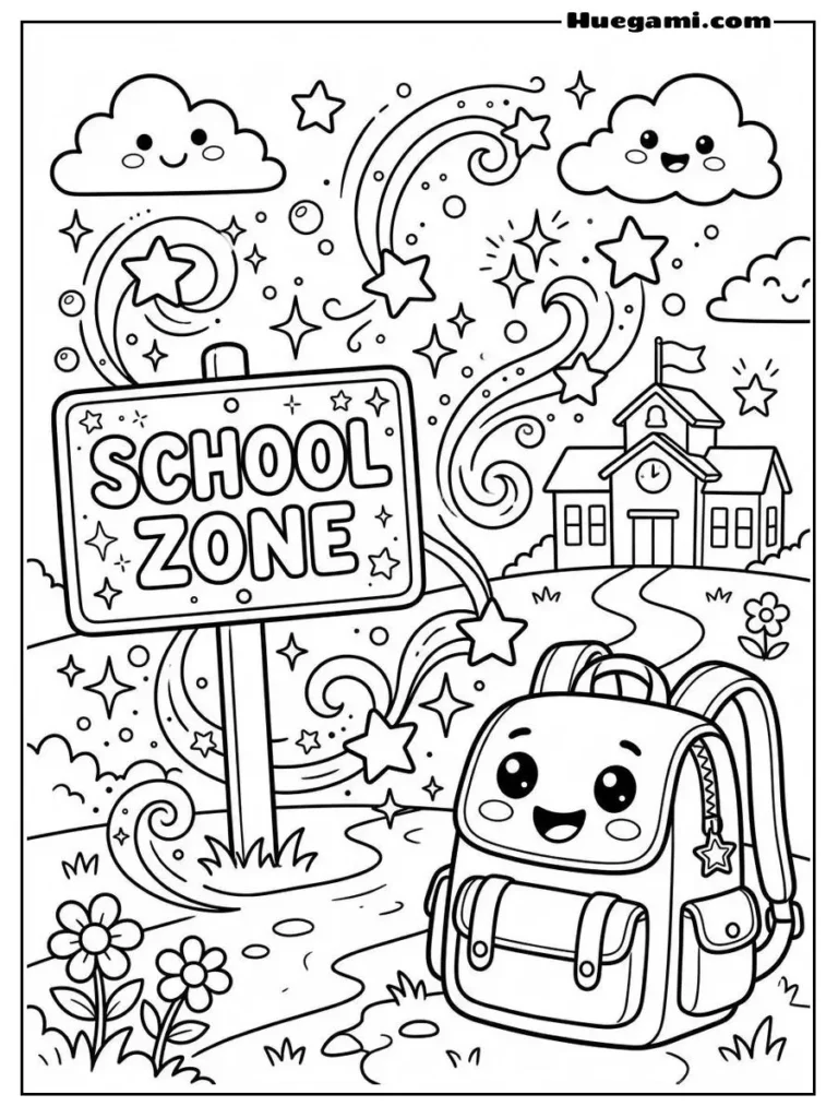 School Zone Magic Stars Illustration